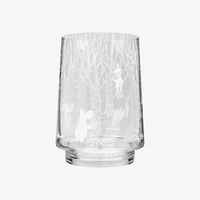 Nordic Nest In the Woods lantern/vase 20 cm clear-white