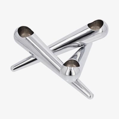 Nordic Nest Uyuni Lighting Uyuni Bonfire candle sticks 3 arms Chrome