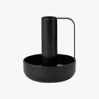 Nordic Nest Stelton Ida candle holder 10 cm Black