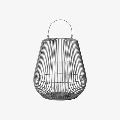 Nordic Nest Nidea lanterna S 52.5 cm steel grey (dark grey)