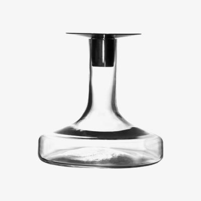 Nordic Nest Skrufs Glasbruk Halo candle sticks Clear. large