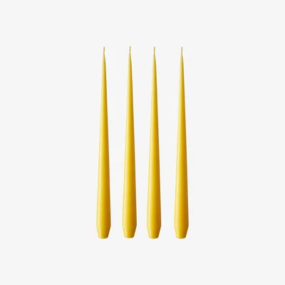 Nordic Nest Ester & Erik light 32 cm 4-pack matte dark yellow 15/2
