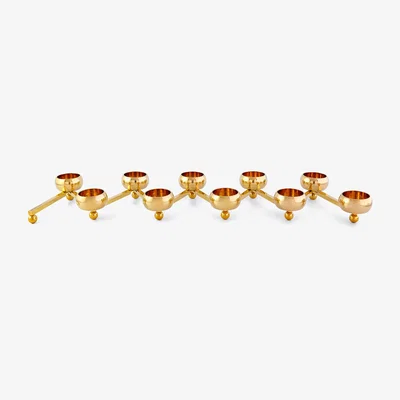 Nordic Nest Constella candle holder large brass