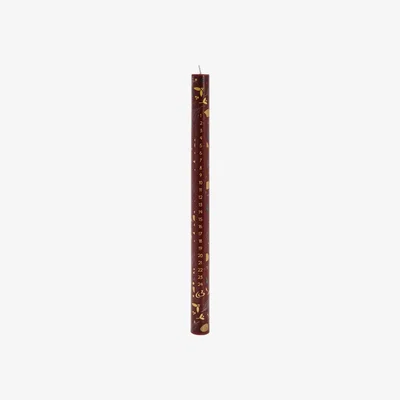 Nordic Nest Lene Bjerre Cristienne advent candle 30 cm powder-light gold