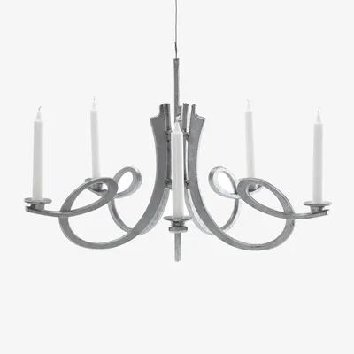 Nordic Nest Byarums bruk Volt chandelier Aluminum