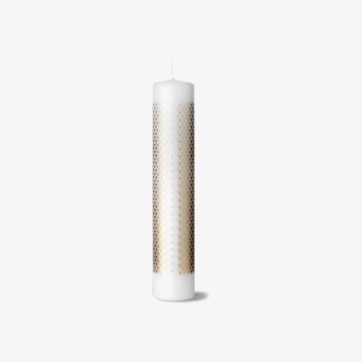 Nordic Nest Rhombe Advent candle Ø5 cm White