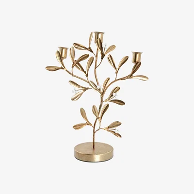 Nordic Nest Lene Bjerre Missia candle sticks 34 cm Silver