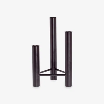Nordic Nest Kay Bojesen VISTA vase and candle sticks Black