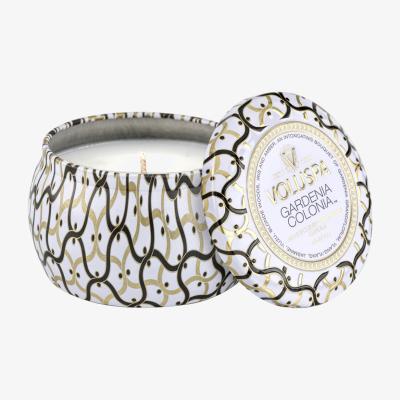 Nordic Nest Maison Blanc Mini Tin scented 25 hours Gardenia Colonia
