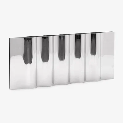 Nordic Nest Ripply candle sticks Stainless steel