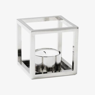 Nordic Nest Kubus lantern nickel