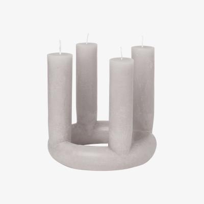 Nordic Nest Lucia advent candle Light gray