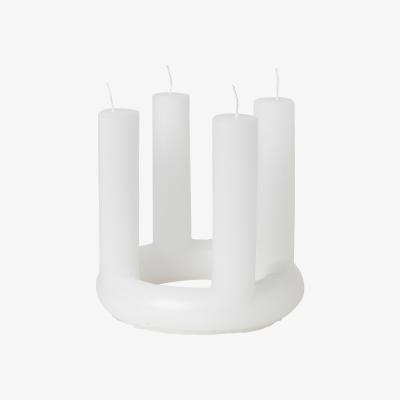 Nordic Nest Lucia advent candle Pure white