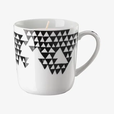 Nordic Nest Magic Garden Black Seeds lighti mug white-black