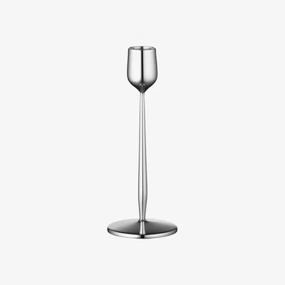 Nordic Nest Gense Dorotea candle holder 18 cm Polished steel