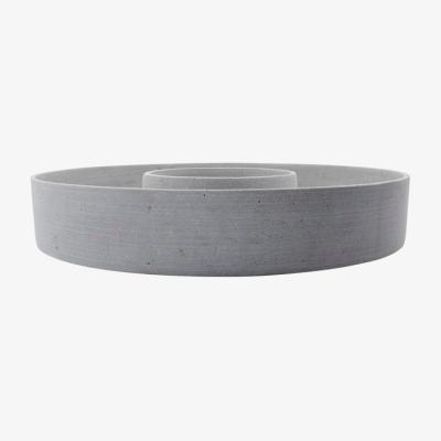 Nordic Nest House Doctor The Ring candle sticks for block candle Ø45 cm Concrete
