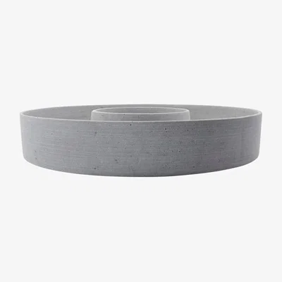 Nordic Nest House Doctor The Ring candle sticks for block candle Ø45 cm Concrete
