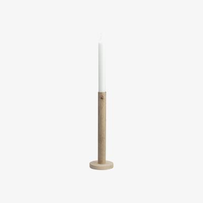 Nordic Nest Ernst candle sticks made of wood 25 cm nature