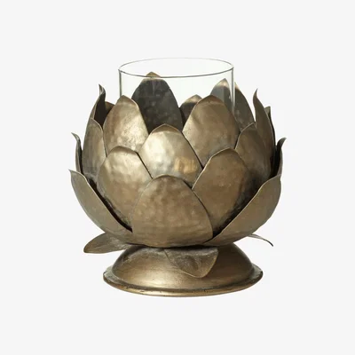 OKA OKA, Altena Candle Holder - Antique Bronze, Candle Holders, Metal