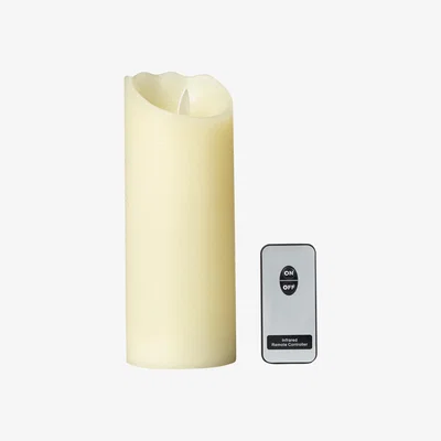 OKA Tall Pillar LED Candle - Ivory
