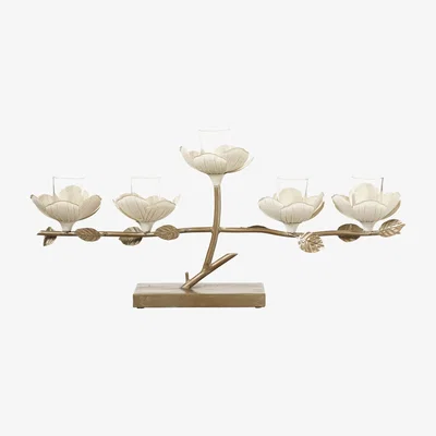 OKA Talauma Candle Holder - Gold