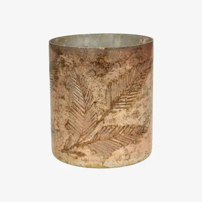 Olivia's Libra Metallic Blush Votive Holder