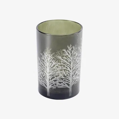 Olivia's Libra Tree Clear Small Hurricane Green