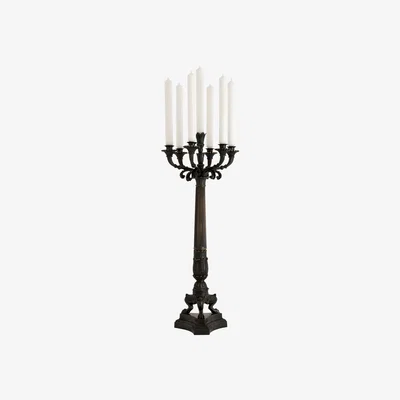 Olivia's Eichholtz Jefferson Candle Holder Gunmetal Bronze