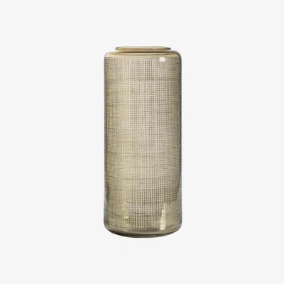Olivia's Gallery Direct Bessan Mesh Cut Brown Candle Holder
