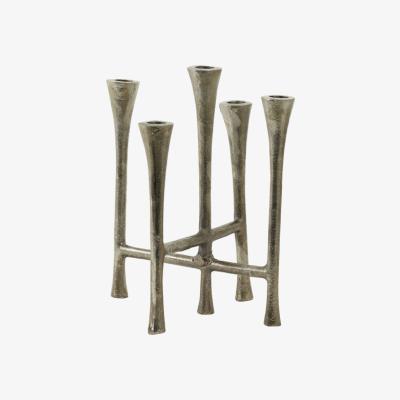 Olivia's Light & Living Olivier Candle Holder Antique Silver