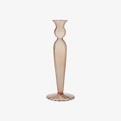 Olivia's Cozy Living Trio Pink Glass Candle Holder
