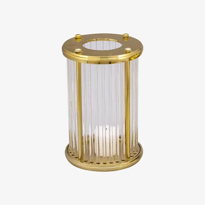 Olivia's Liang & Eimil Hurricane with Glass Thin Rods Large Gold