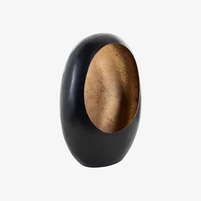 Olivia's Richmond Civan Black Candle Holder | Outlet / Small