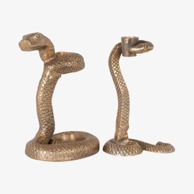 Olivia's Richmond Set of 2 Welton Candle Holders in Gold