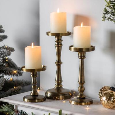 Olivia's Gallery Interiors Sofia Candlestick Gold Small