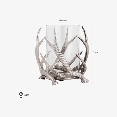 Olivia's Richmond Macy Silver Candle Holder