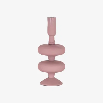 Olivia's Richmond Abbey Candle Holder in Pink / Large