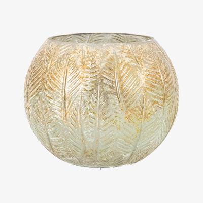 Olivia's Gallery Interiors Hornet Tealight Holder in Antiqued Gold