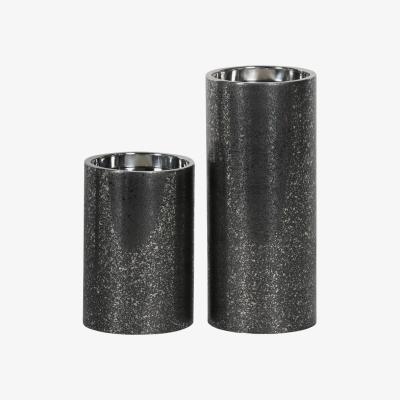 Olivia's Libra Interiors Dusky Finish Medium Pillar Candle Holder