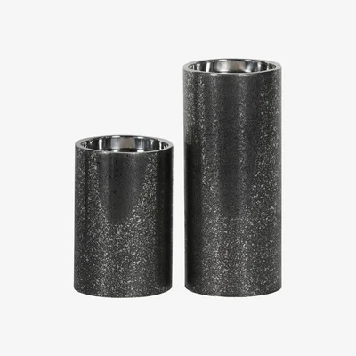 Olivia's Libra Interiors Dusky Finish Medium Pillar Candle Holder