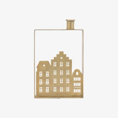 Olivia's Gallery Interiors Casa Candleholder in Gold / Small