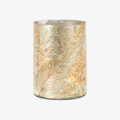 Olivia's Gallery Interiors Flume Hurricane in Antique Gold / Small