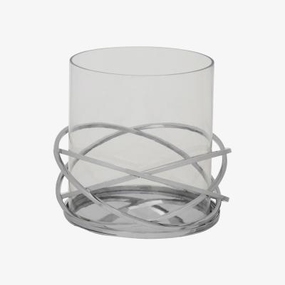 Olivia's Olivia's Twist Silver Candle Holder Large