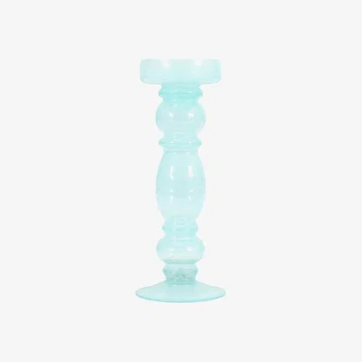 Olivia's Gallery Interiors Bob Candlestick in Ice Blue / Small