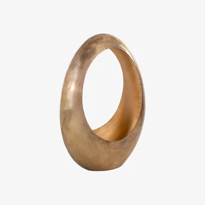 Olivia's Richmond Cassia Gold Candle Holder | Outlet / Small