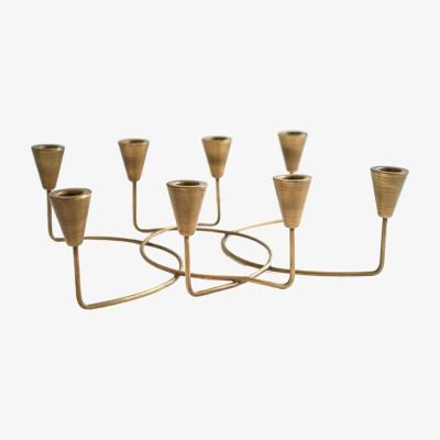 Olivia's Ivyline Circular 8 Pc Candle Holder in Antique Bronze