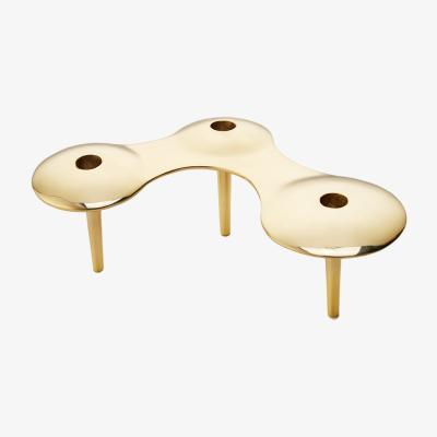 Olivia's Liang & Eimil Golden Pools Candle Holder Brass