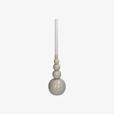 Olivia's Libra Interiors Candle Stick Iron Ivory