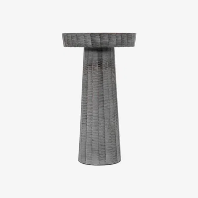 Downtown Enya Candlestick Small - Antique Grey