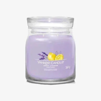Downtown Yankee Candles Lemon Lavender Signature Medium Jar